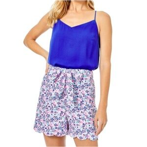 Lilly Pulitzer Casia Stretch Short Multi Fun Sun Repeat Ditsy Floral New Size 2